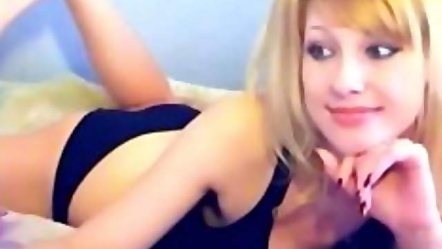 Blonde Cutie Horny On Her Webcam
